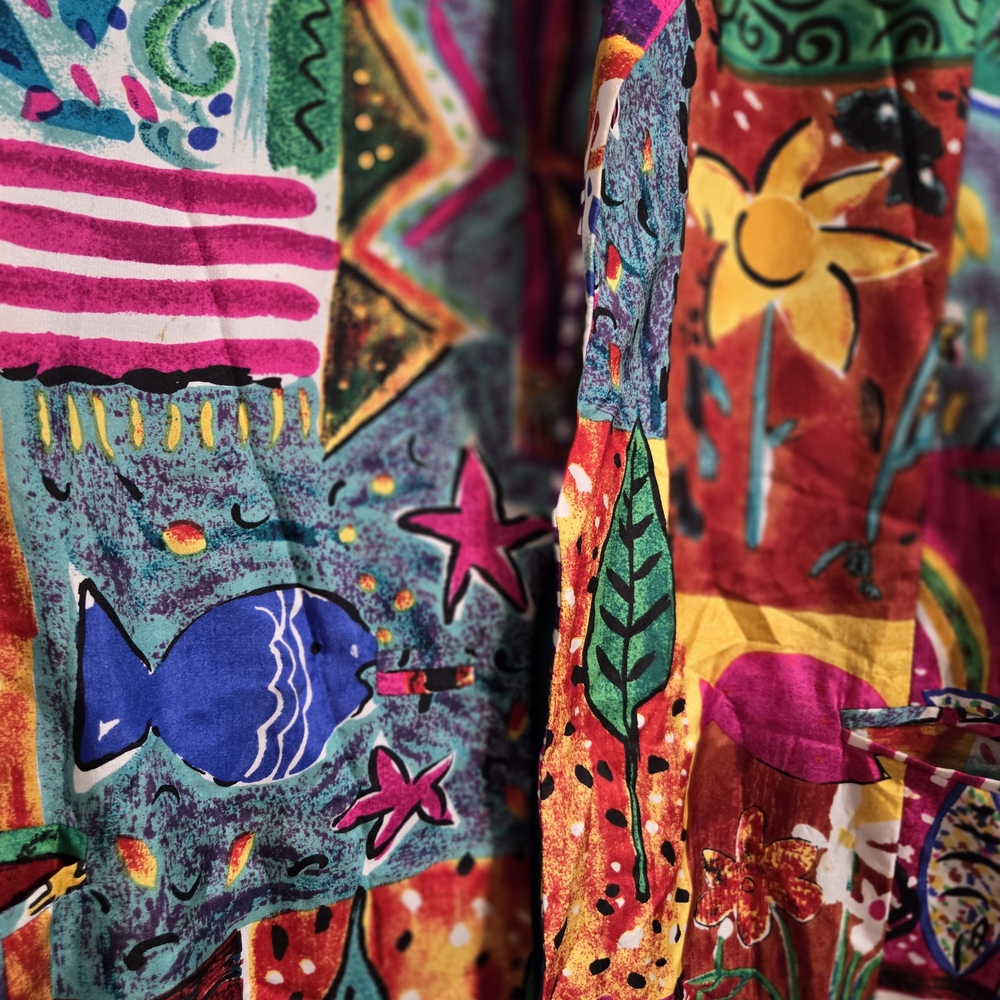 Vibrant Multicolor Women's Patchwork Blazer - image 3